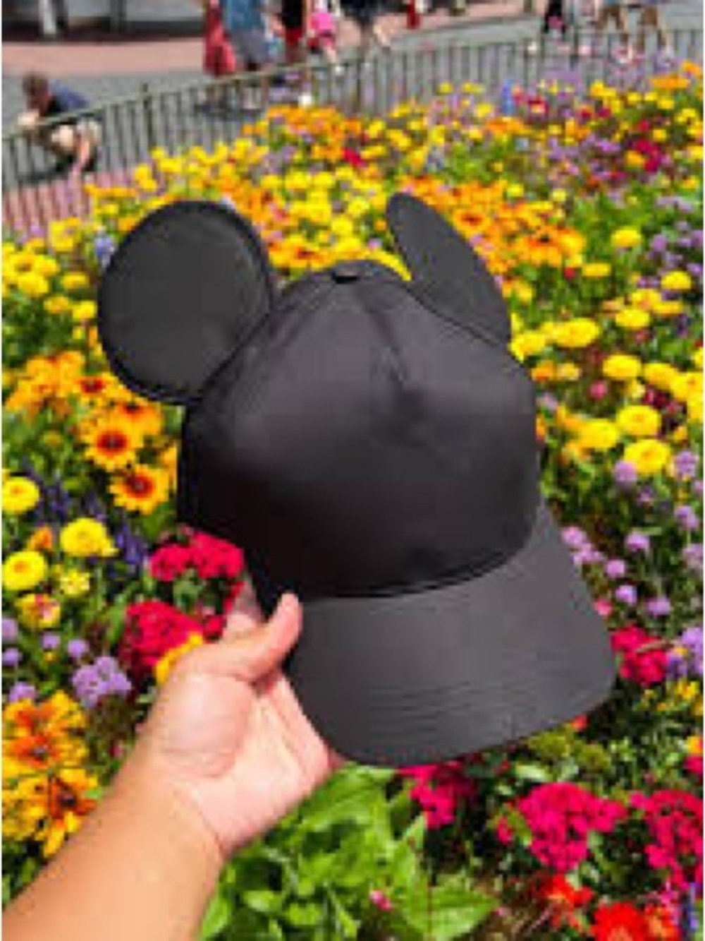 Disney Black Mickey Ear Baseball Cap